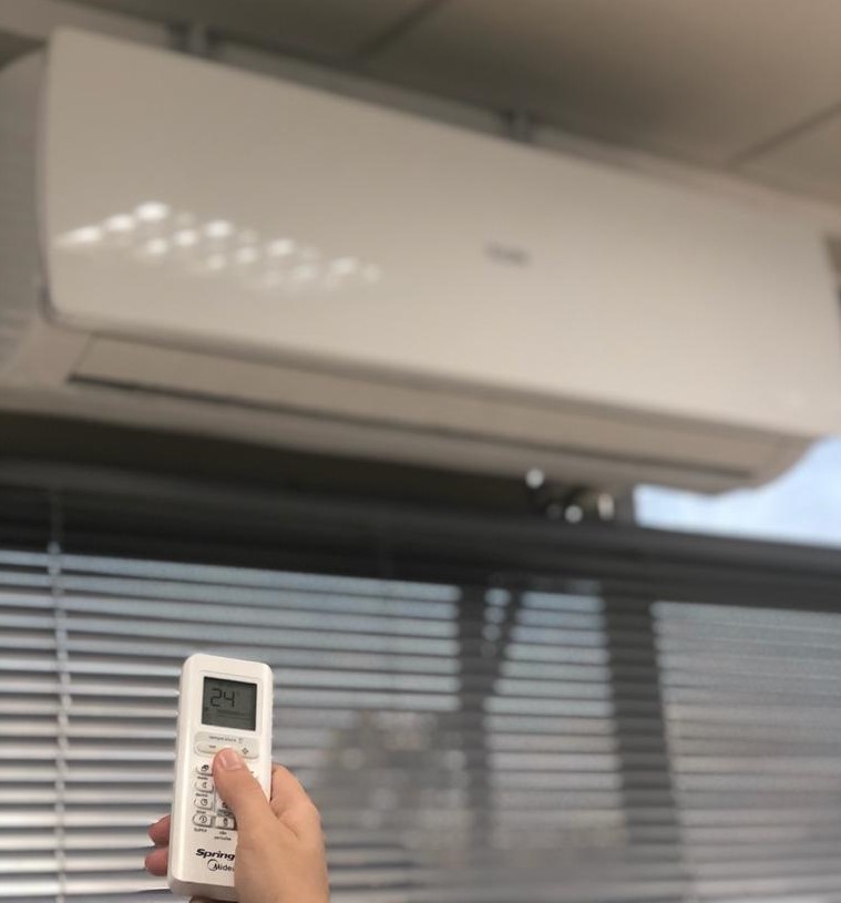 Equatorial - Mantenha a temperatura do ar condicionado entre 23 e 24 graus