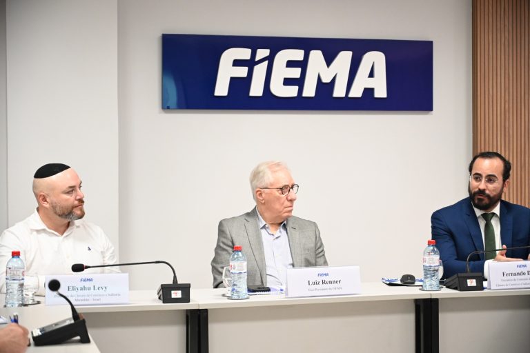 Durante a reunião, o presidente da Câmara Maranhão-Israel, Eliahu Levy, apresentou a atuação da entidade e iniciativas nas áreas de qualidade da água e saneamento